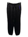 Nation Size XS Black Rayon Elastic Drawstring Waist Satin Pockets Jogger Pants Black / XS
