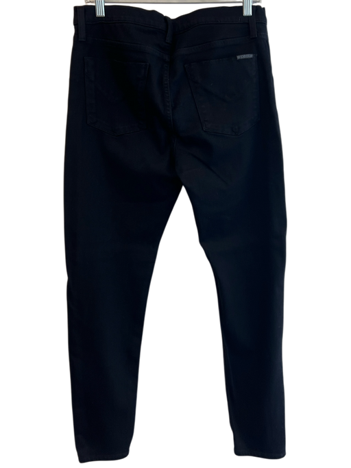 Hudson Size 32 Black Viscose Blend 5 Pocket Zip Fly distressed Skinny Jeans Black / 32