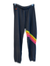 Aviator Nation Size M Gray Cotton Blend Elastic Drawstring Waist Stripe Pants Gray / M
