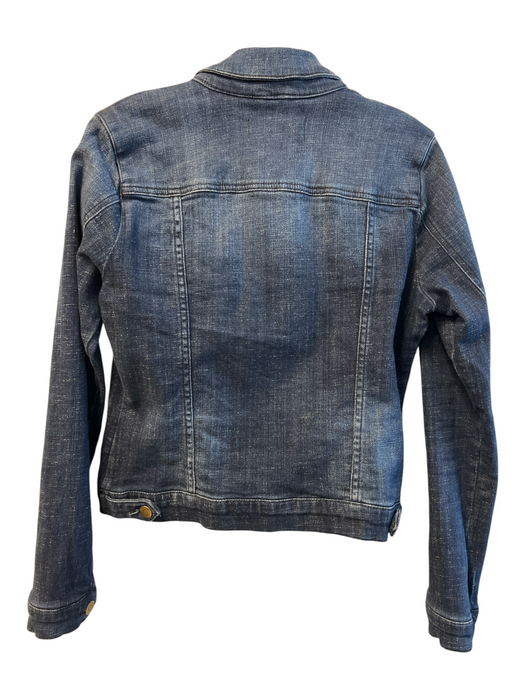 Pistola Size M Dark Wash Cotton Denim Button Down Chest Pocket Jacket Dark Wash / M