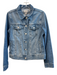 J Crew Size S Medium Wash Cotton Denim Collared Button Down Long Sleeve Jacket Medium Wash / S