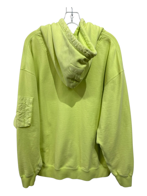 Jordan Size XXL Neon Green Cotton Blend Solid Hoodie Men's Jacket Neon Green / XXL