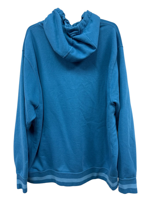 Nike Size XXL Blue Cotton Blend logo Hoodie Men's Jacket Blue / XXL