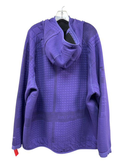 Nike Size XXL Purple Cotton Blend Grid Hoodie Men's Jacket Purple / XXL