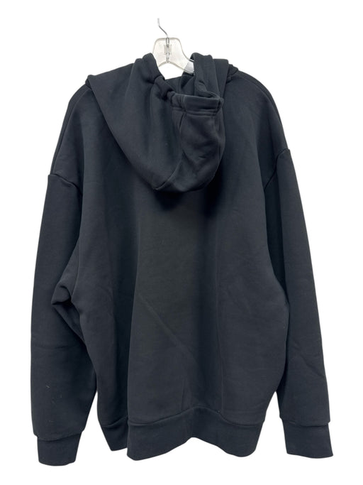 Jordan Size Est XXL Black Synthetic logo Hoodie Men's Jacket Black / Est XXL