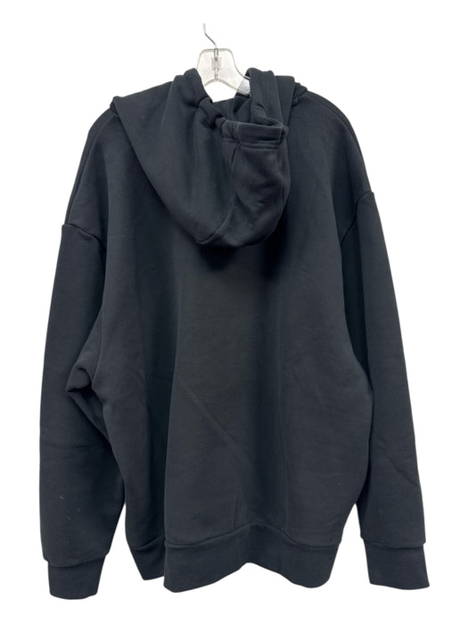 Jordan Size Est XXL Black Synthetic logo Hoodie Men's Jacket Black / Est XXL