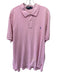 Polo Size XL Pink Cotton Solid Polo Men's Short Sleeve Pink / XL