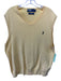 Polo Size XL Yellow Pima Cotton Solid Men's Vest Yellow / XL