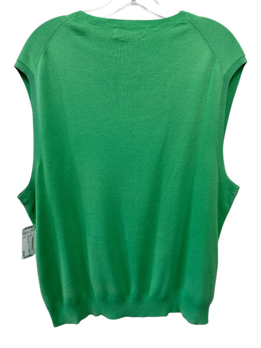 Polo Size XL Green Pima Cotton Solid Men's Vest Green / XL