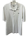 Lacoste Size 6 White Cotton Solid Polo Men's Short Sleeve White / 6