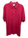 Lacoste Size 7 Pink Cotton Solid Polo Men's Short Sleeve Pink / 7