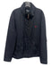 Polo Size XXL Navy Blue Synthetic Solid Zip UP Men's Jacket Navy Blue / XXL