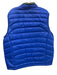 Polo Size Est L Blue Synthetic Solid Puffer Vest Men's Jacket Blue / Est L