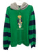 Polo Size XL Green & Blue Cotton Blend Bear Hoodie Men's Jacket Green & Blue / XL