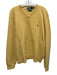 Polo Size XXL Yellow Lambswool Solid V Neck Men's Sweater Yellow / XXL