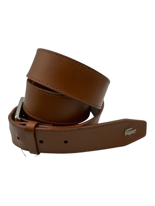 Lacoste Brown Leather Solid Men's Belt Brown