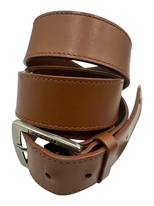 Lacoste Brown Leather Solid Men's Belt Brown