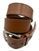 Lacoste Brown Leather Solid Men's Belt Brown