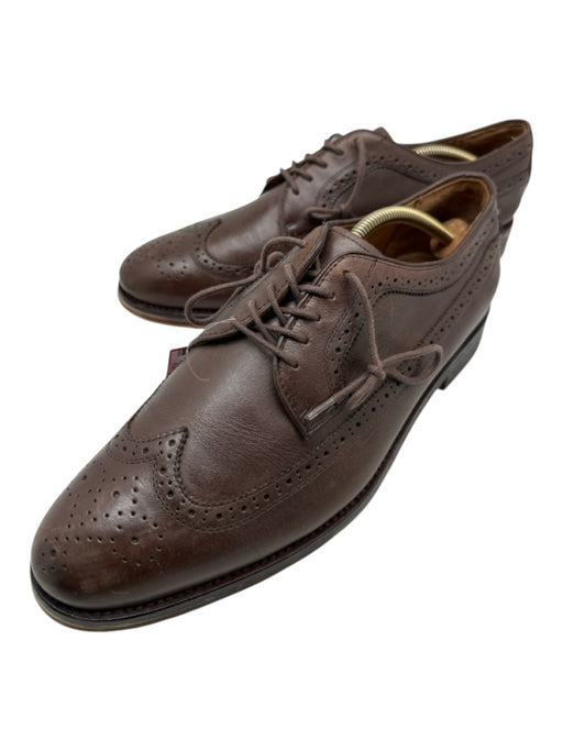 Polo Shoe Size 12 Bronze Leather Solid Brogue Detail Dress Men's Shoes 12