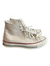 Converse Shoe Size 8.5 Beige Textile Rubber High Top Unisex Chuck Taylor Shoes Beige / 8.5