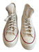 Converse Shoe Size 8.5 Beige Textile Rubber High Top Unisex Chuck Taylor Shoes Beige / 8.5