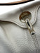 Kate Spade White & Brown Leather Toggle Clasp Shoulder Strap Pebbled Bag White & Brown / S
