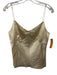 Etcetera Size 4 Beige Silk Sleeveless Tank Top Beige / 4
