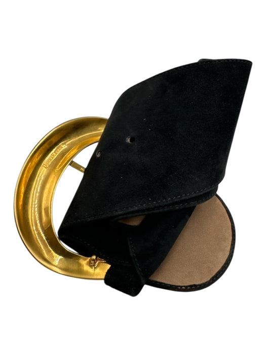 Frank Olive Black Straw Bow detail Shine Coated Floral Applique Hat Black