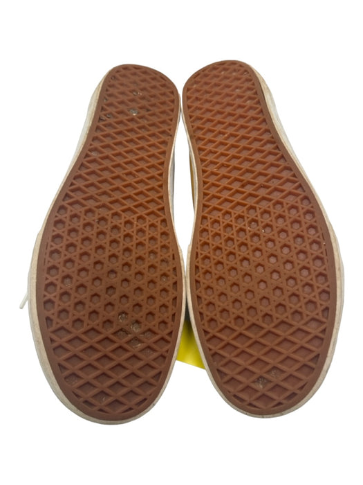 Vans Shoe Size 11 Yellow & White Canvas Solid Sneaker Men's Shoes 11
