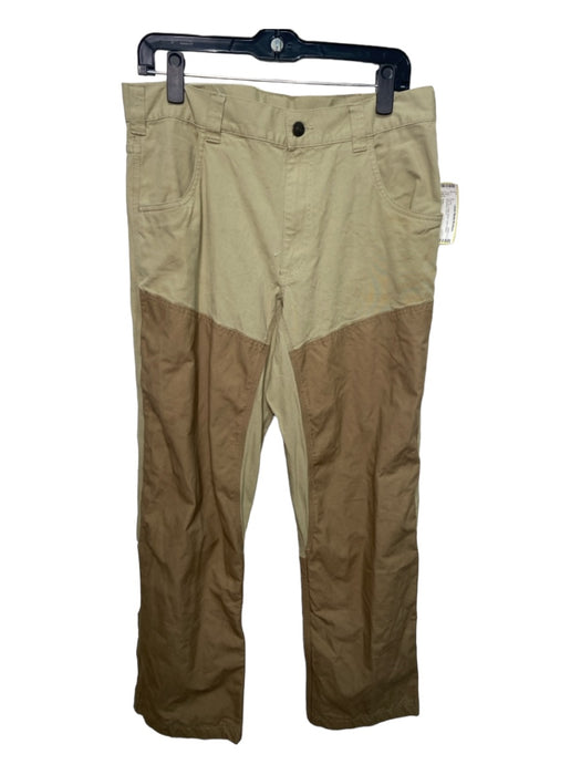 Orvis Size 34 Tan Cotton Blend Solid Khakis Men's Pants 34