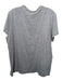 Burberry Size L Gray Cotton Blend Solid T shirt Men's Short Sleeve L