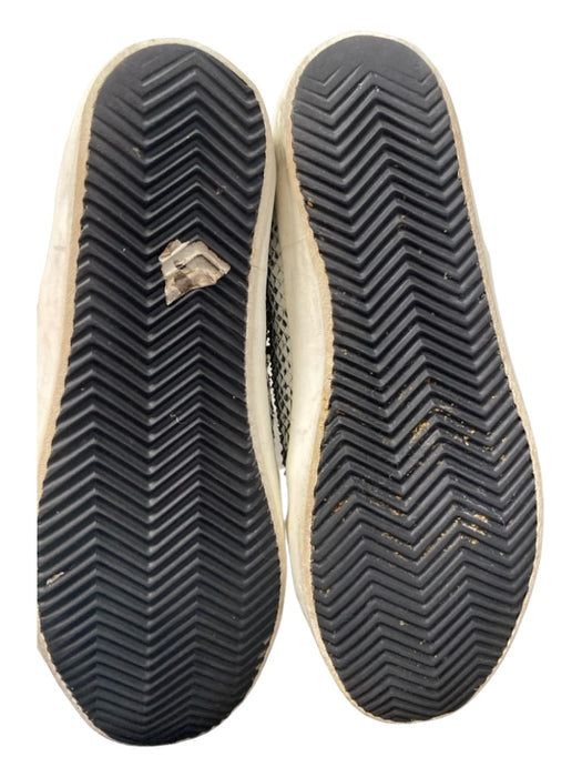 Zadig & Voltaire Shoe Size 40 White & Black Animal Skin round toe Sneakers White & Black / 40