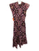 Cleobella Size M Brown, Pink, Multi Cotton Cap Sleeve Floral Print Maxi Dress Brown, Pink, Multi / M