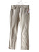 Ann Mashburn Size 29 Off White Cotton Blend 5 Pocket High Rise Zip Fly Jeans Off White / 29