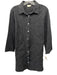 Julia Amory Size Medium Black Cotton Long Sleeve Embroidered Button Front Dress Black / Medium