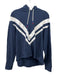 Tory Sport Size Small Navy Blue & White Cotton Long Sleeve Chevron Logo Sweater Navy Blue & White / Small