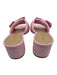 Stuart Weitzman Shoe Size 8.5 Light Pink textile upper Woven Bow Mules Light Pink / 8.5