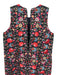 Ann Mashburn Size L Navy & Multi Cotton Floral Embroidered Sleeveless Dress Navy & Multi / L