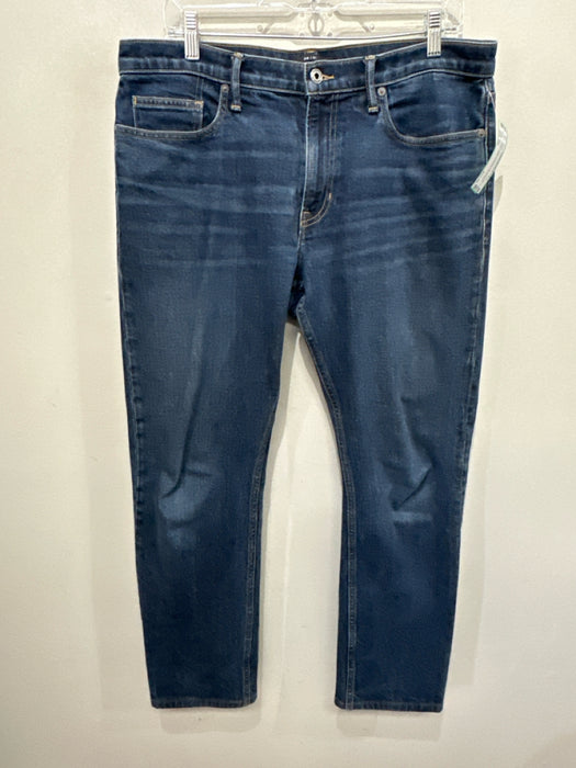 Vince AS IS - Faded Size 34 medium dark wash Cotton Blend Solid Jean Men's Pants