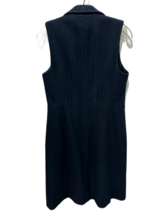 Rag & Bone Size 4 Navy Wool & Polyester Double Breast Sailor Buttons Vest Coat Navy / 4