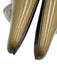 Tory Burch Shoe Size 10 Green Beige Leather Pointed Square Toe Slingback Pumps Green Beige / 10