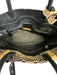 Reed Krakoff Beige & Black Leather Snake Embossed Hand Open Buckles Bag Beige & Black / M