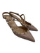 Valentino Garavani Shoe Size 40 Blush Beige Leather Ankle Strap Rockstud Pumps Blush Beige / 40
