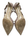Valentino Garavani Shoe Size 40 Blush Beige Leather Ankle Strap Rockstud Pumps Blush Beige / 40
