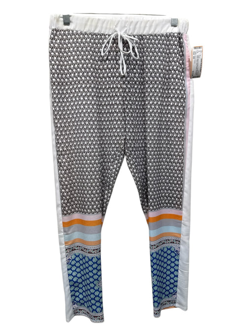 Clover Canyon Size XS White, Black & Orange Polyester Elastic Waist Pants White, Black & Orange / XS