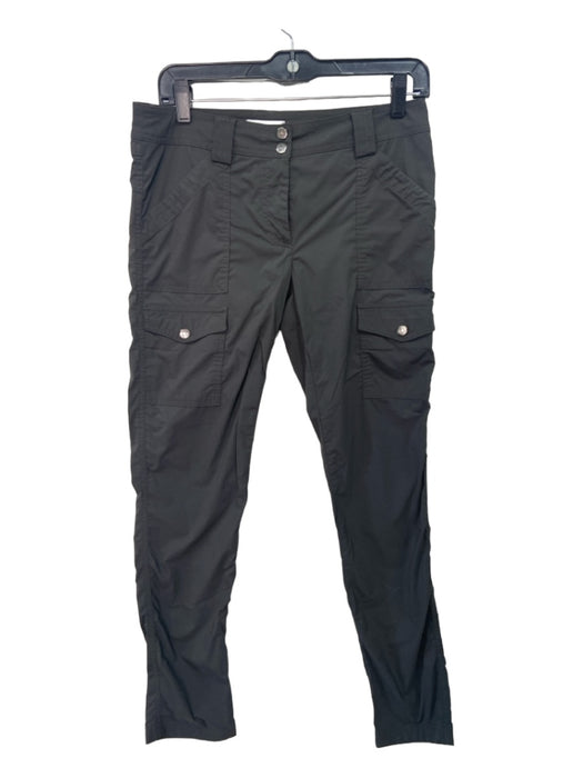 Anatomie Size S Gray Polyamide Blend Snap & Zipper Skinny Cargo mid rise Pants Gray / S