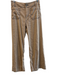 Maeve Size 27 Light Brown Linen Blend Contrast Stitch Zip Fly 4 Pocket Pants Light Brown / 27