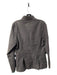 Spiewak Size M Charcoal Cotton High Neck Long Sleeve Button Front Jacket Charcoal / M