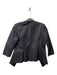 Rock & Republic Size 6 Black Cotton Open Front 3/4 Sleeve Side Pocket Jacket Black / 6