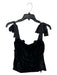 Free People Size S Black Viscose Blend Sleeveless Tie at shoulder Top Black / S